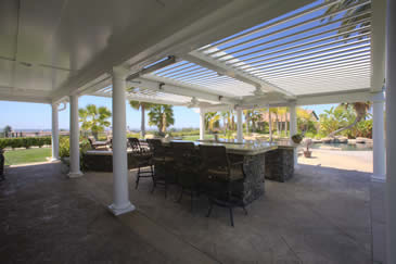 Louvered Opening Roof System Photo