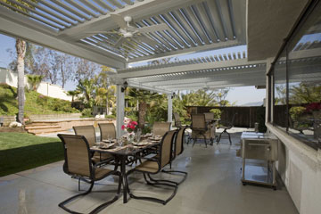 Louvered Opening Roof System Photo