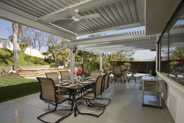 Louvered Opening Roof System Photo