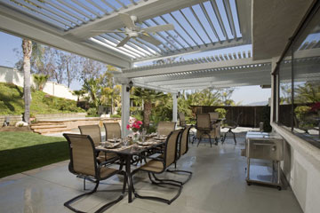 Louvered Opening Roof System Photo