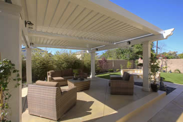 Louvered Opening Roof System Photo